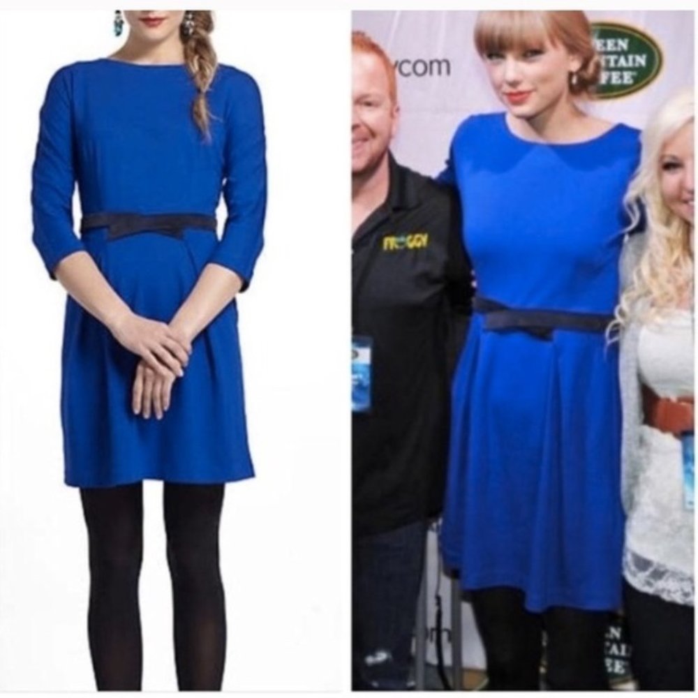 Blue Anthropologie Girls From Savoy Dress